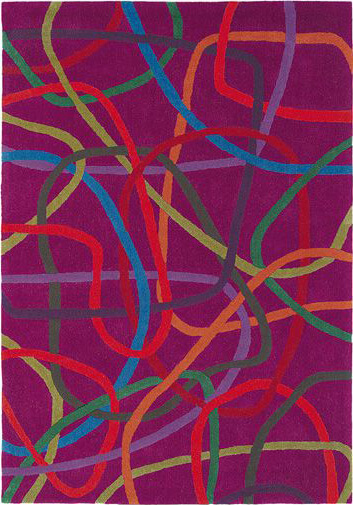 Разноцветный ковер Violet Xian Motion