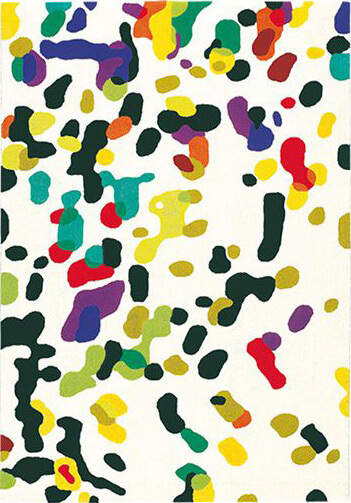 Разноцветный ковер "White Backgroud" Xian Confetti