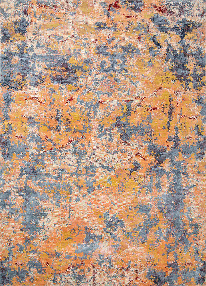 Ковер Unstring By Kavi Shell Coral / Skyline Blue Carpets Club Англия
