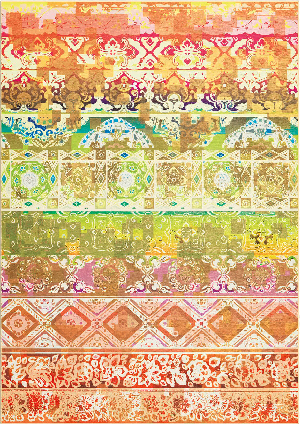Разноцветный ковер Atelier 4437-75